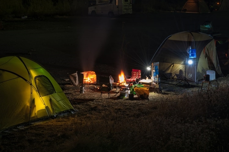 キャンプ場でのさまざまな楽しみ方の例