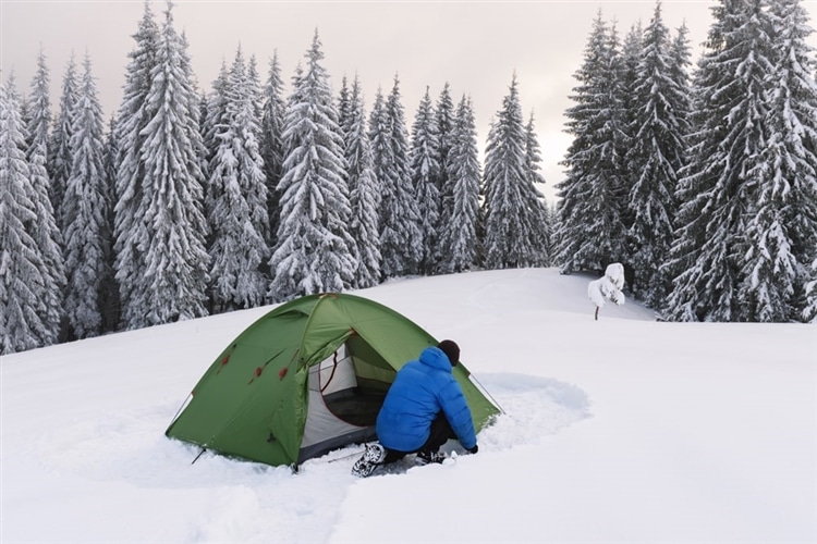 雪中キャンプの注意点