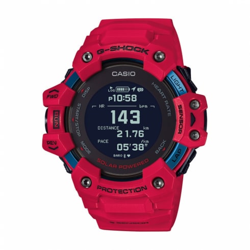 国内正規品】カシオ G-SHOCK ジーショック GBD-H1000-4JR G-SQUAD Gスクワッド 心拍計 GPS ソーラー 腕時計 :  レッド CASIO｜公式通販 アルペングループ オンラインストア