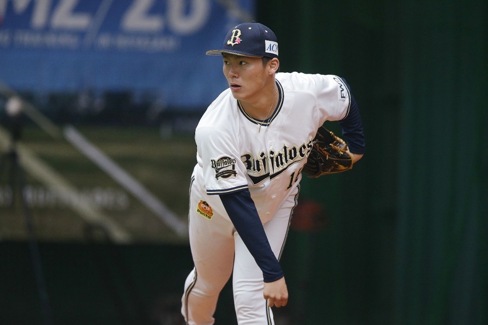 オリックスバファローズ 山本由伸？18番 選手実使用-